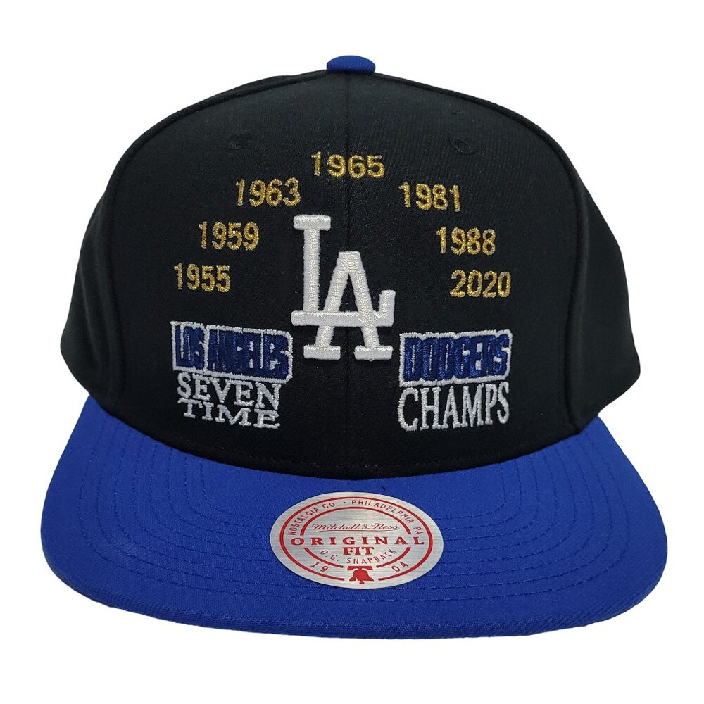 Los Angeles Dodgers 7 Time Champs World Series Snapback